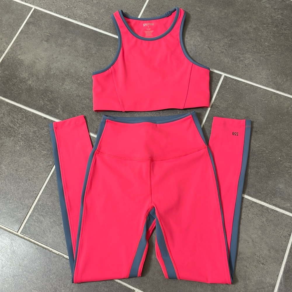BUNDLE Splits59 High Waist Techflex 7/8 Legging & Blake TechFlex Bra size Small